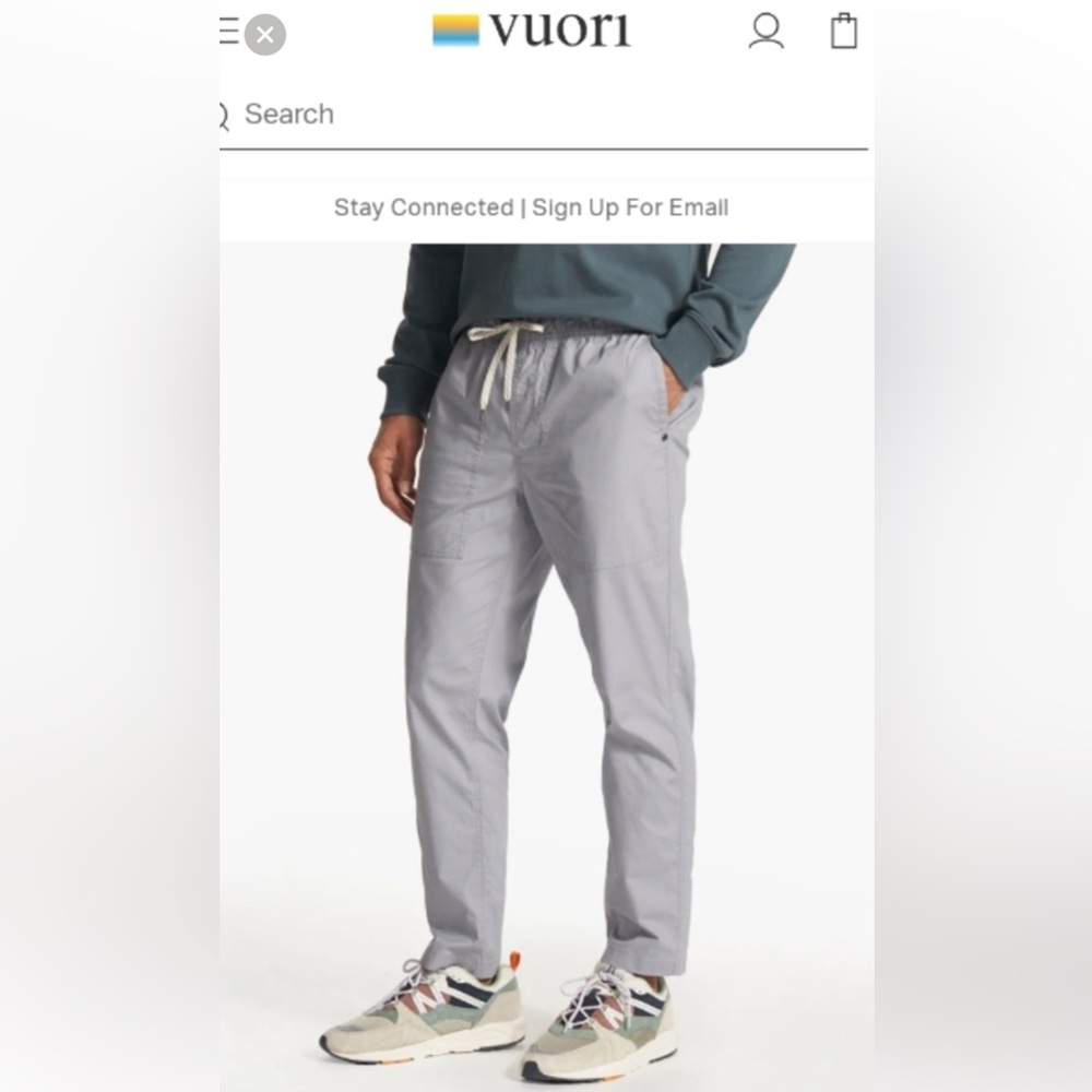Vuori Men's Gray Pants